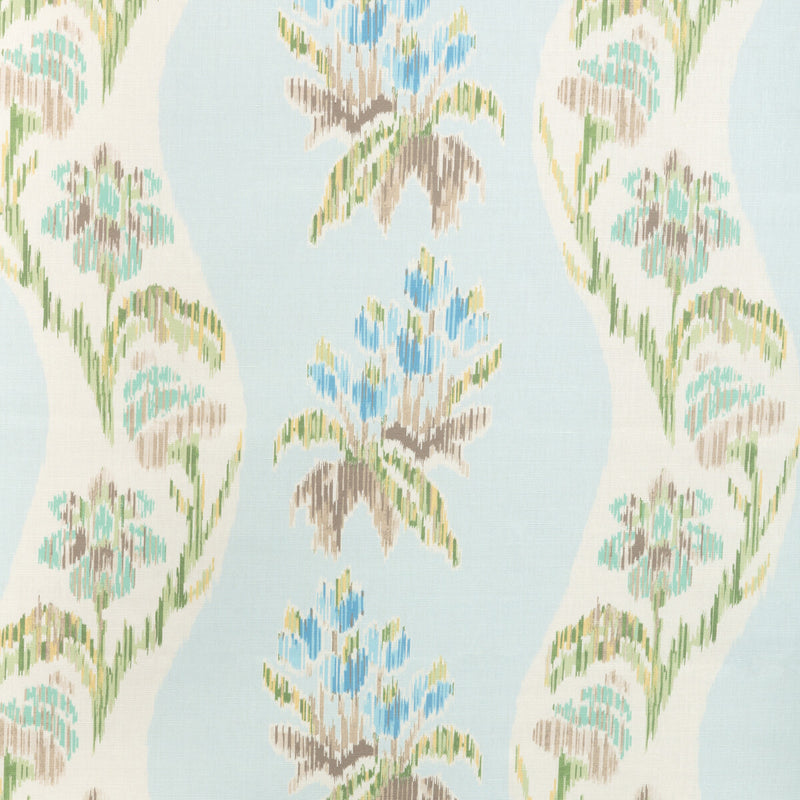 BRUNSCHWIG & FILS - LORING PRINT- POOL - Fabric by the Yard - 8025129_153