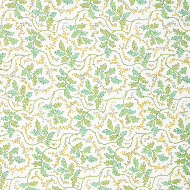 BRUNSCHWIG & FILS - AUREILLE PRINT- LEAF - Fabric by the Yard - 8025130_33