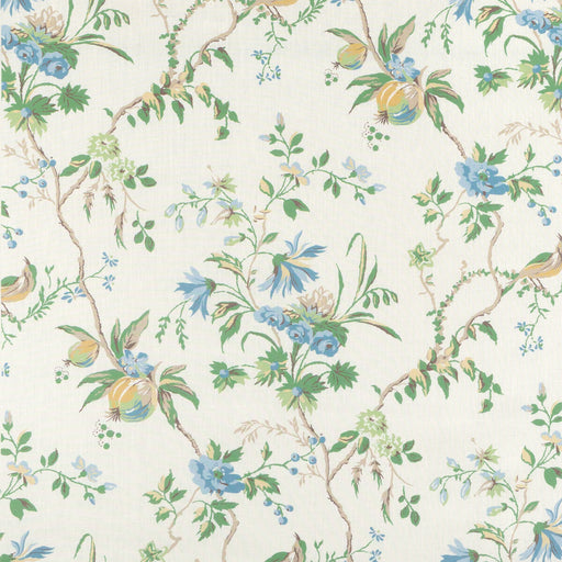 BRUNSCHWIG & FILS - LOCKLIN PRINT- LAGOON - Fabric by the Yard - 8025131_153