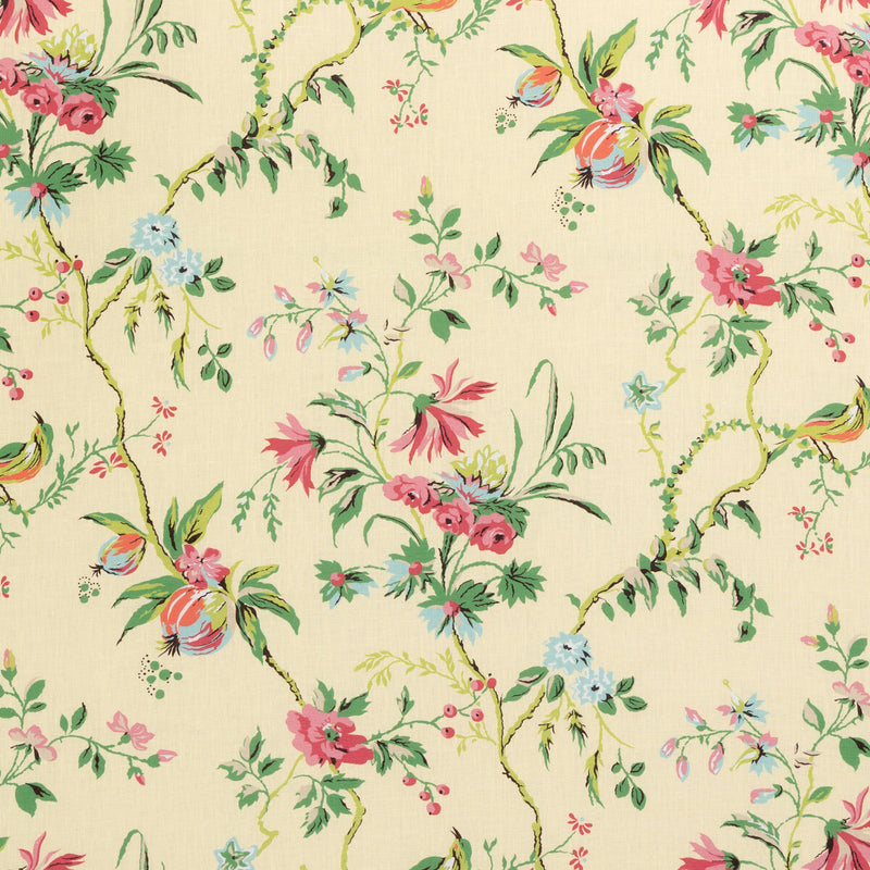 BRUNSCHWIG & FILS - LOCKLIN PRINT- CANARY - Fabric by the Yard - 8025131_417