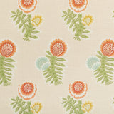 BRUNSCHWIG & FILS - KUMALY PRINT- TERRACOTTA - Fabric by the Yard