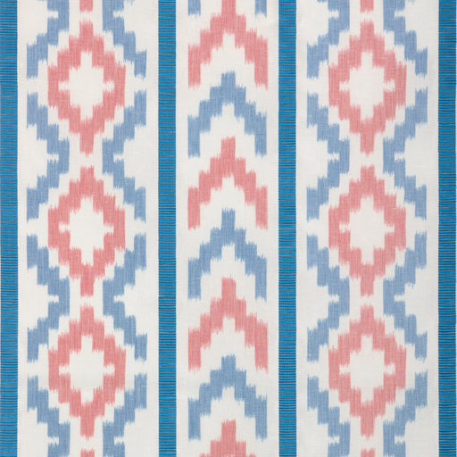 BRUNSCHWIG & FILS - SARLAT WARP PRINT- RED/BLUE - Fabric by the Yard - 8025135_195