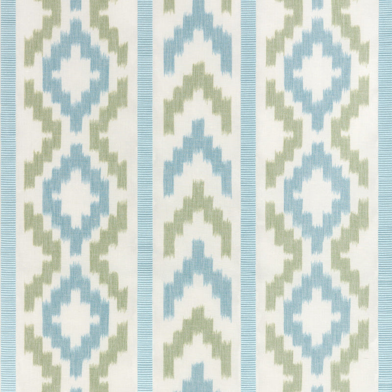 BRUNSCHWIG & FILS - SARLAT WARP PRINT- MARINE - Fabric by the Yard - 8025135_315