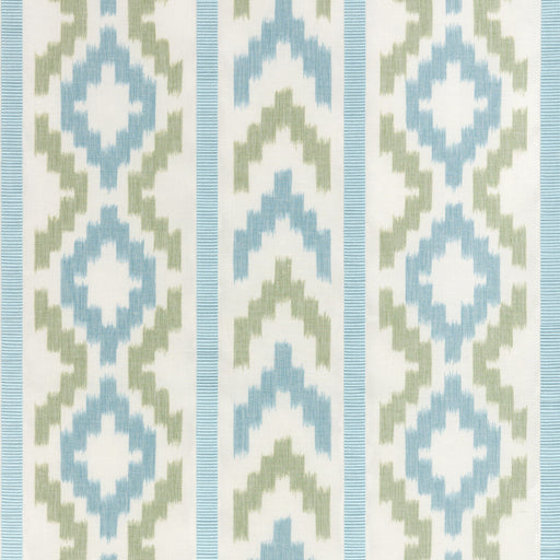 BRUNSCHWIG & FILS - SARLAT WARP PRINT- MARINE - Fabric by the Yard - 8025135_315
