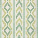 BRUNSCHWIG & FILS - SARLAT WARP PRINT- VERT - Fabric by the Yard