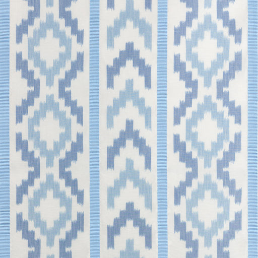BRUNSCHWIG & FILS - SARLAT WARP PRINT- BLUE - Fabric by the Yard - 8025135_55