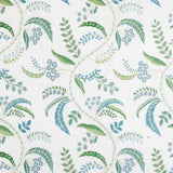 BRUNSCHWIG & FILS - GENIVE EMB- LAGOON - Fabric by the Yard