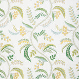 BRUNSCHWIG & FILS - GENIVE EMB- VERT/SOLEIL - Fabric by the Yard
