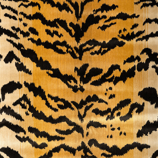 BRUNSCHWIG & FILS - NEW TIGER VELVET- NATURAL - Fabric by the Yard NATURAL