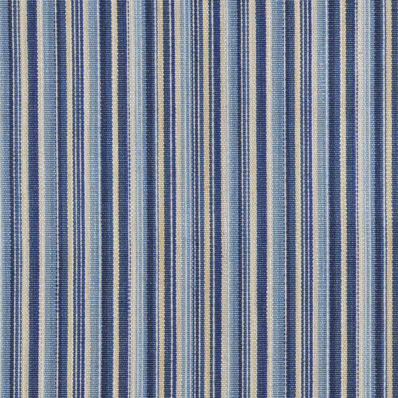 BRUNSCHWIG & FILS - CANTAL STRIPE - BLUE - Fabric By The YARD