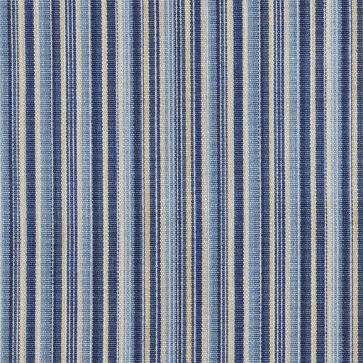 BRUNSCHWIG & FILS - CANTAL STRIPE - BLUE - Fabric By The YARD