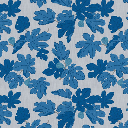 BRUNSCHWIG & FILS - FIGUIER OUTDOOR - BLUE - Fabric By The YARD