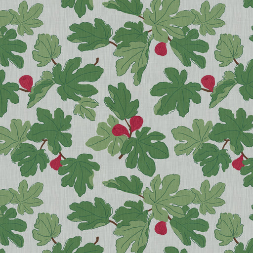 BRUNSCHWIG & FILS - FIGUIER OUTDOOR - BERRY/LEAF - Fabric By The YARD