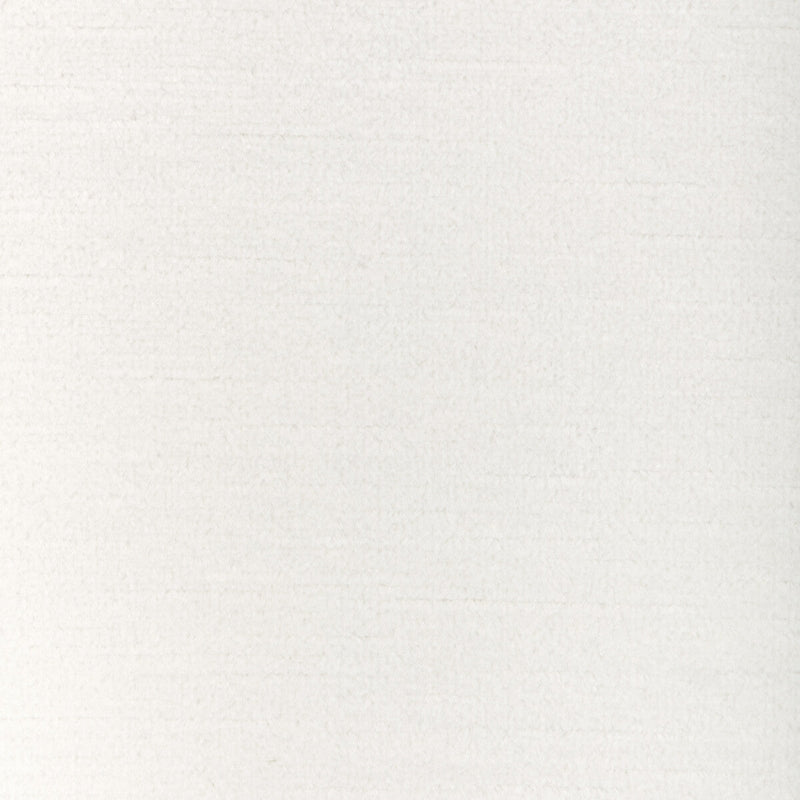 BRUNSCHWIG & FILS - CLUNY VELVET LINEN - WHITE - Fabric By The YARD