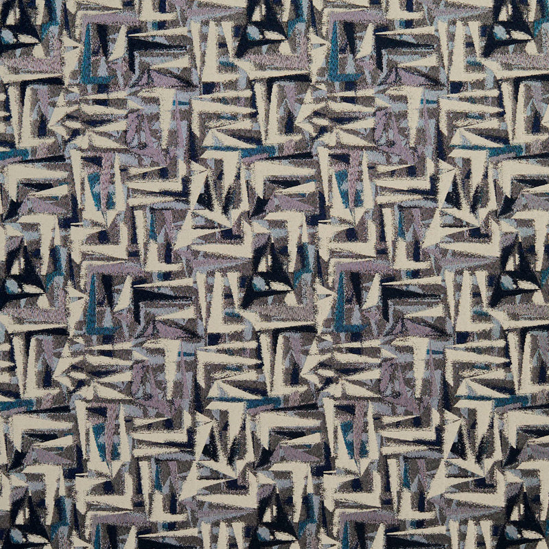 Charlotte - 8520 - Sapphire/Abstract - Fabric by the Yard Sapphire/Abstract