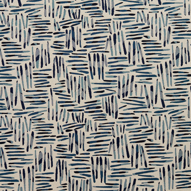Charlotte - 8535 - Sapphire/Tally - Fabric by the Yard Sapphire/Tally
