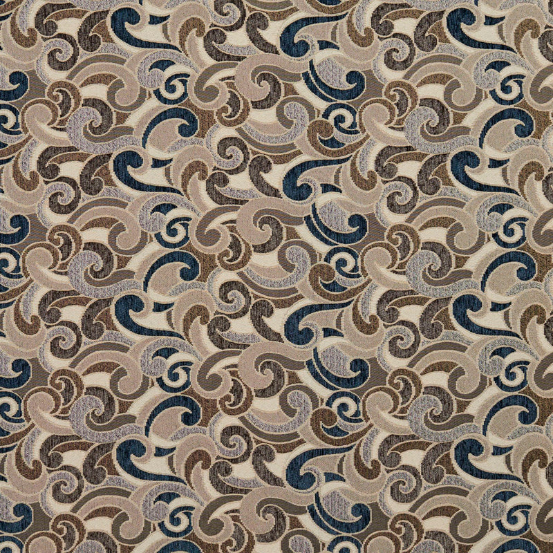 Charlotte - 8537 - Royal/Flutter - Fabric by the Yard Royal/Flutter
