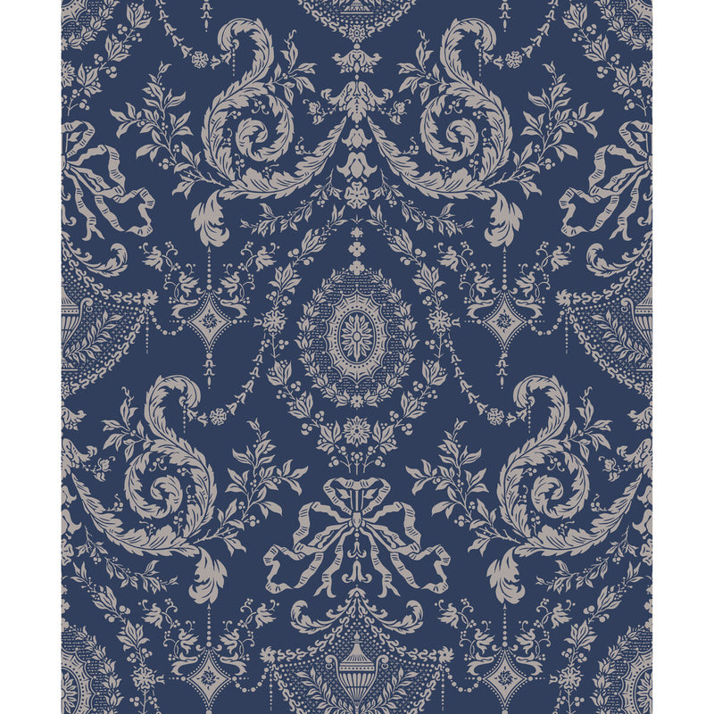 COLE & SON - WOOLVERSTON- BLUE - Wallcovering by the Roll BLUE