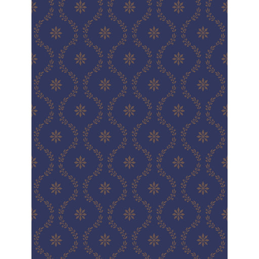 COLE & SON - CLANDON- NAVY - Wallcovering by the Roll NAVY