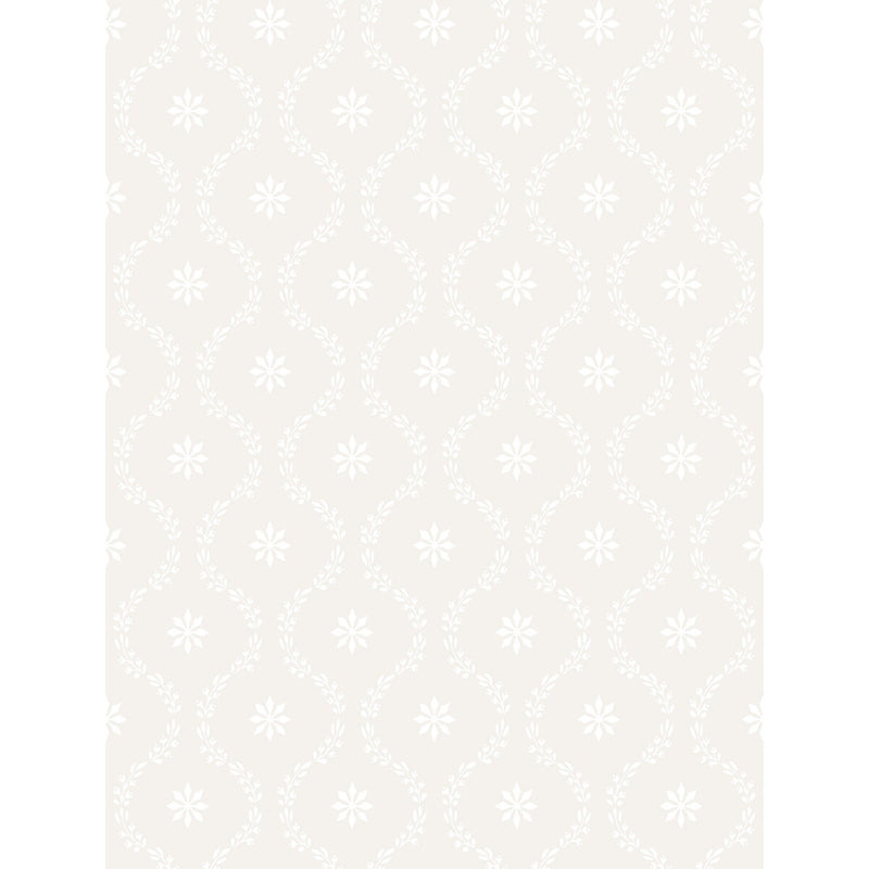 COLE & SON - CLANDON- SNOW - Wallcovering by the Roll SNOW