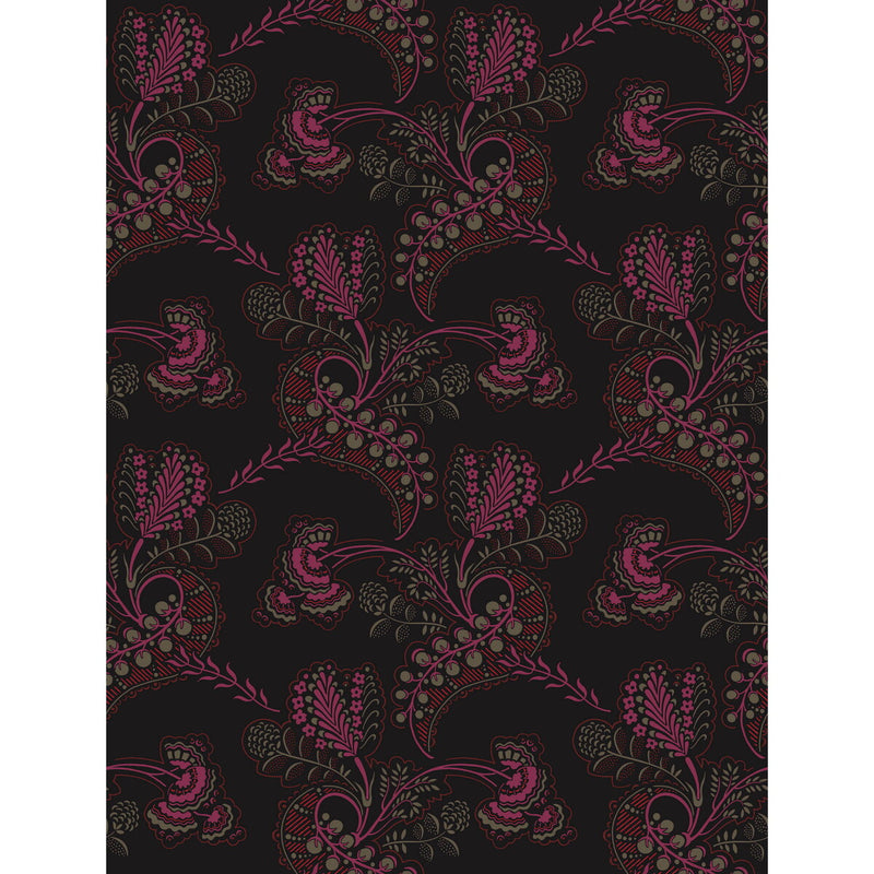 COLE & SON - HARTFORD- NOIR - Wallcovering by the Roll NOIR