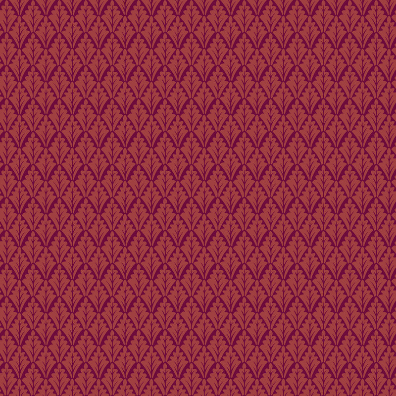 COLE & SON - LEE PRIORY- ROUGE - Wallcovering by the Roll ROUGE