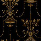 COLE & SON - DORSET- NOIR - Wallcovering by the Roll