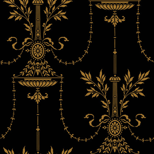 COLE & SON - DORSET- NOIR - Wallcovering by the Roll NOIR