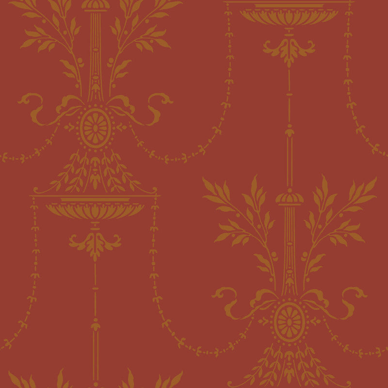 COLE & SON - DORSET- ROUGE - Wallcovering by the Roll ROUGE