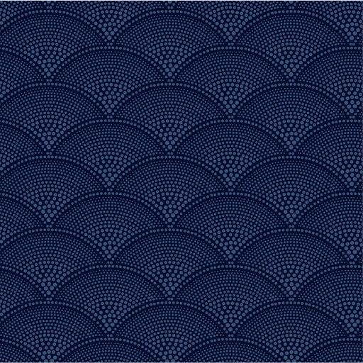 COLE & SON - FEATHER FAN- MIDNIGHT - Wallcovering by the Roll MIDNIGHT