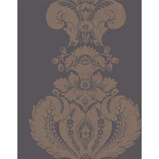 COLE & SON - BAUDELAIRE- BLACK AND BRONZE - Wallcovering by the Roll BLACK AND BRONZE