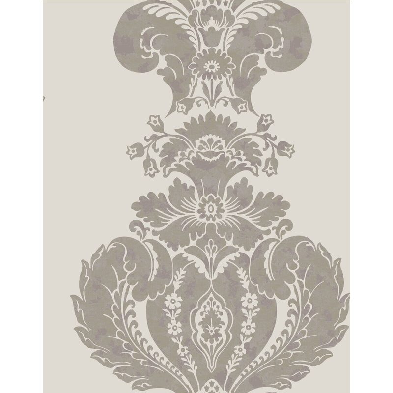 COLE & SON - BAUDELAIRE- GREY AND SILVER - Wallcovering by the Roll GREY AND SILVER