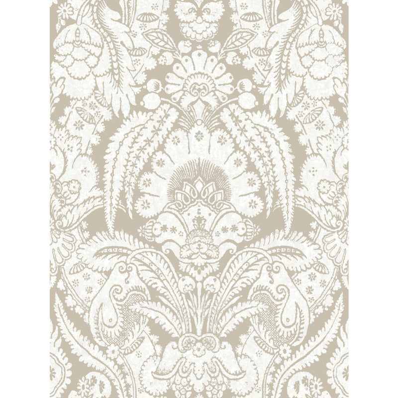 COLE & SON - CHATTERTON- LINEN AND WHITE - Wallcovering by the Roll LINEN AND WHITE