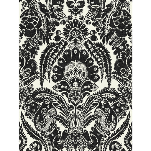 COLE & SON - CHATTERTON- BLACK AND WHITE - Wallcovering by the Roll BLACK AND WHITE