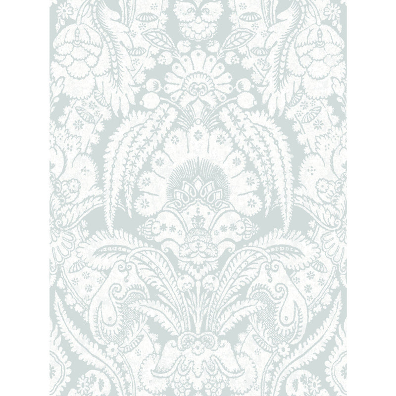 COLE & SON - CHATTERTON- PALE BLUE AND WHITE - Wallcovering by the Roll PALE BLUE AND WHITE