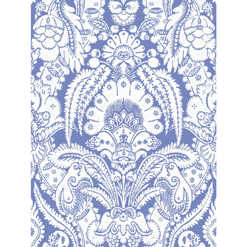 COLE & SON - CHATTERTON- BLUE AND WHITE - Wallcovering by the Roll BLUE AND WHITE