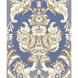 COLE & SON - WYNDHAM- BLUE AND GOLD - Wallcovering by the Roll