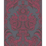 COLE & SON - WYNDHAM- RED AND SLATE - Wallcovering by the Roll