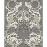 COLE & SON - ALDWYCH- SILVER AND WHITE - Wallcovering by the Roll