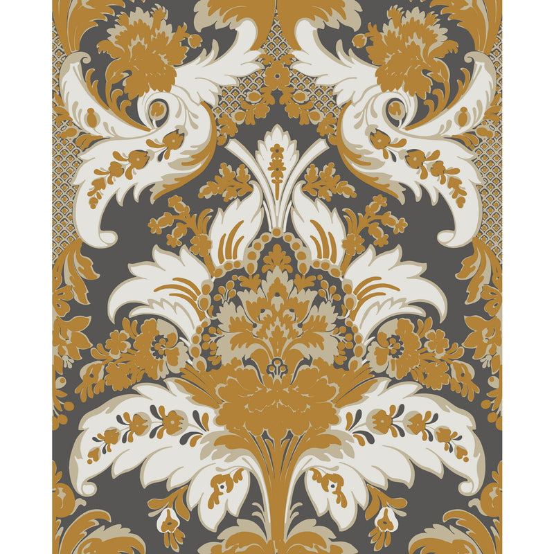 COLE & SON - ALDWYCH- BLACK AND GOLD - Wallcovering by the Roll BLACK AND GOLD