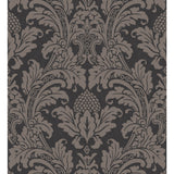 COLE & SON - BLAKE- BLACK AND GRAPHITE - Wallcovering by the Roll