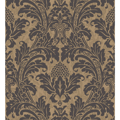 COLE & SON - BLAKE- BLACK AND GOLD - Wallcovering by the Roll BLACK AND GOLD