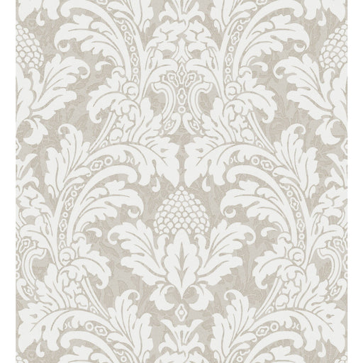 COLE & SON - BLAKE- WHITE AND SILVER - Wallcovering by the Roll WHITE AND SILVER