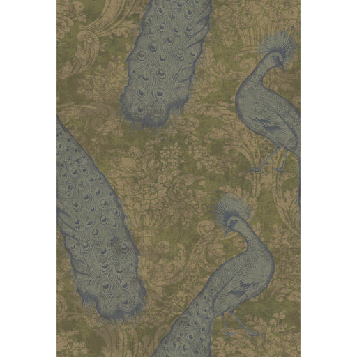COLE & SON - BYRON- TEAL AND PEWTER - Wallcovering by the Roll TEAL AND PEWTER