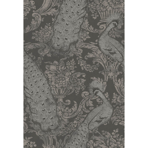 COLE & SON - BYRON- CHARCOAL AN SILVER - Wallcovering by the Roll CHARCOAL AN SILVER