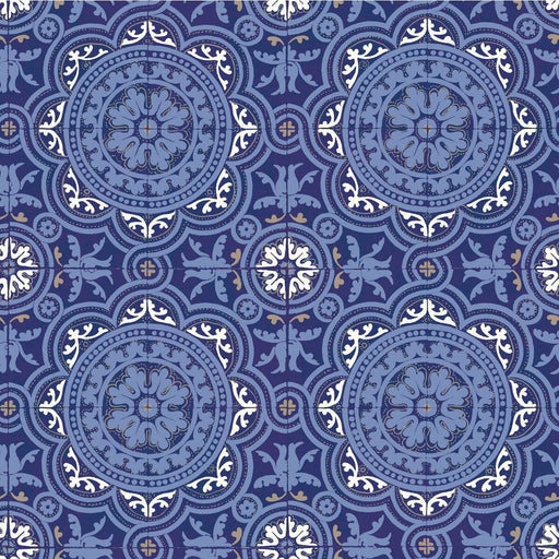 COLE & SON - PICCADILLY- BLUE - Wallcovering by the Roll BLUE