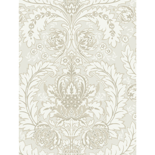 COLE & SON - COLERIDGE- WHITE AND IVORY - Wallcovering by the Roll WHITE AND IVORY