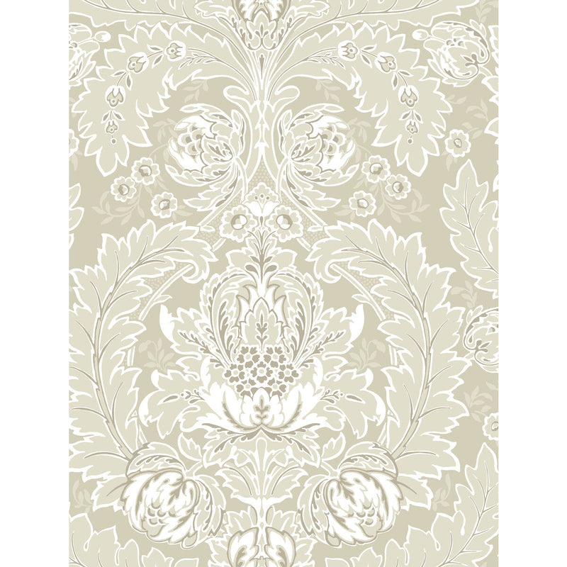 COLE & SON - COLERIDGE- LINEN AND WHITE - Wallcovering by the Roll LINEN AND WHITE