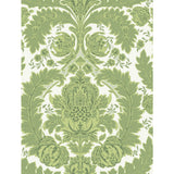 COLE & SON - COLERIDGE- GREEN AND IVORY - Wallcovering by the Roll