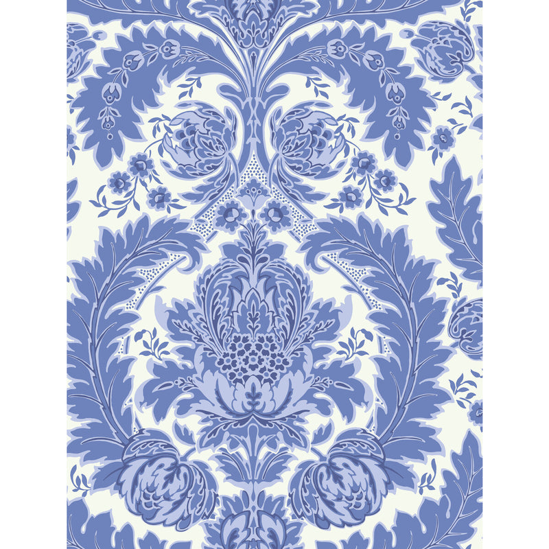 COLE & SON - COLERIDGE- BLUE AND WHITE - Wallcovering by the Roll BLUE AND WHITE